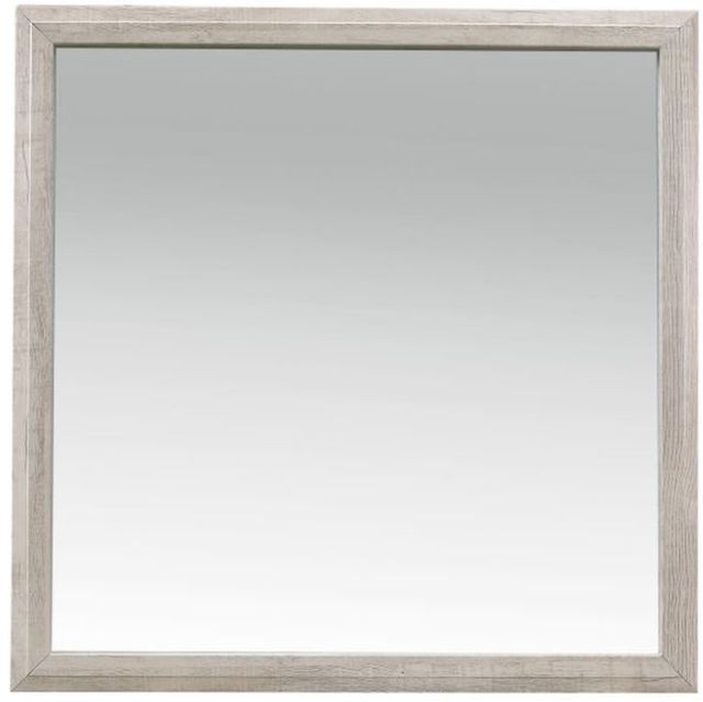 Homelegance® Nashville Antique White/Brown Mirror-0