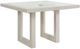 Elements International Avalanche 5-Piece Antique White Counter Dining Set-1