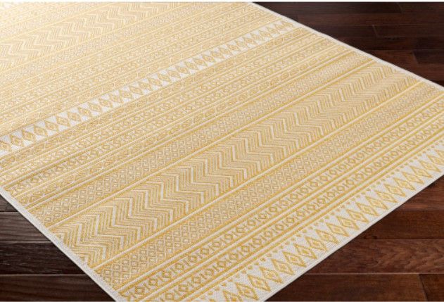 Surya Eagean Yellow 4'x6' Area Rug-3