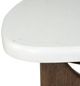 Magnussen Home® Arwen White Top Cocktail Table with Turkish Coffee Base-5