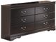 Signature Design by Ashley® Huey 3-Piece Black Full Sleigh Bed Set-4
