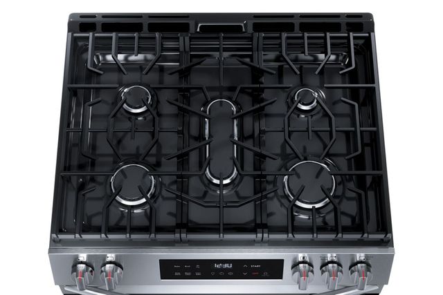 Frigidaire® 30" Stainless Steel Freestanding Front Control Gas Range with Air Fry-4