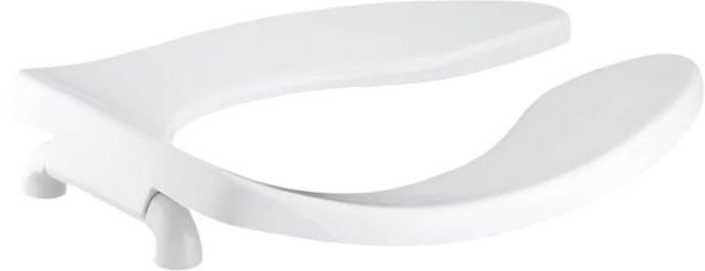KOHLER® Lustra™ White Extra Heavy Toilet Seat with Check Hinge-0