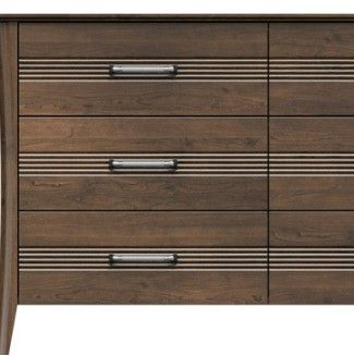 Country View Woodworking Westroom Bedroom Brown Maple 81" Dresser-1