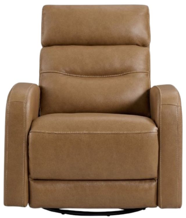 Liberty Furniture Rosslyn York Butternut Leather Power Swivel Glider Recliner-3