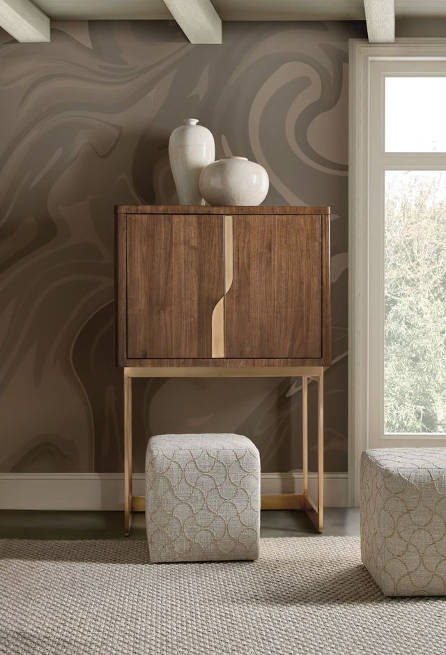 Hooker® Furniture Eleana Light Caramel/Sunlit Bronze Dining Bar on Stand-1