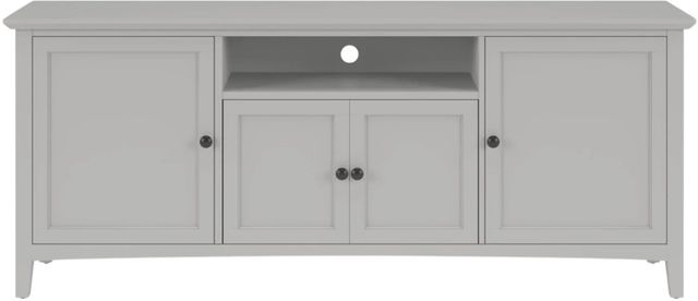 Modus Furniture Grace Elephant Gray 74" Entertainment Console-2