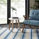Olliix by INK+IVY Milo White End Table with Ash Legs-2