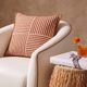 TOV Furniture Kora Terracotta Throw Pillow-5
