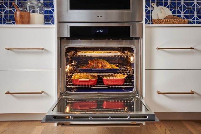 Wolf® M Series 30" Stainless Steel Single Electric Wall Oven-3