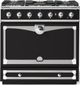 La Cornue CornuFé 90 AlberTine 36" Matte Black Pro Style Dual Fuel Range-0