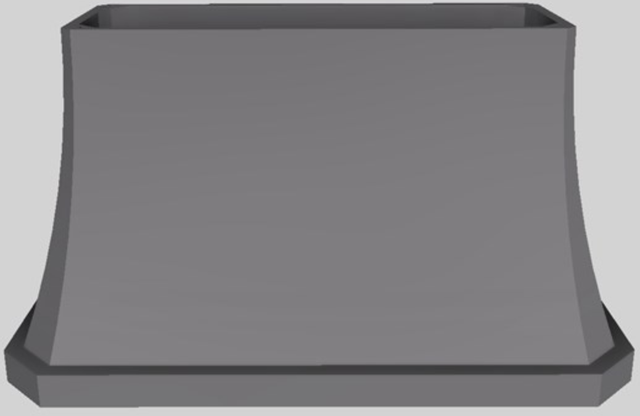 Vent-A-Hood® Designer Series 54" Gunsmoke Island Range Hood-0