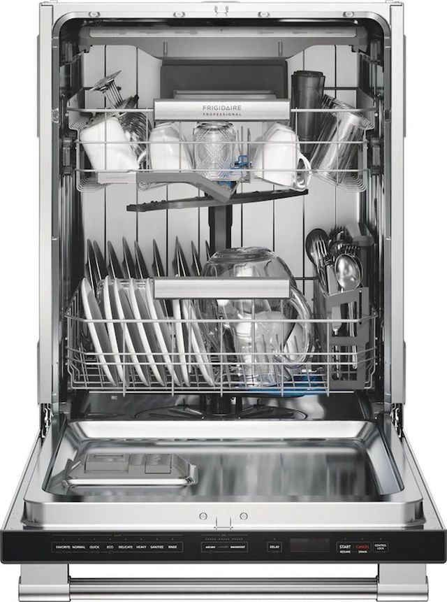 Frigidaire Professional® 24" Smudge-Proof™ Stainless Steel Top Control Built-In Dishwasher-4