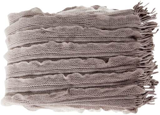 Surya Toya Mauve 50"x60" Throw Blanket-0