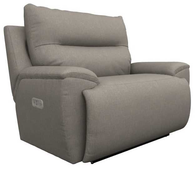 La-Z-Boy® Palmer Pebble Power Reclining Chair and a Half with Headrest-0