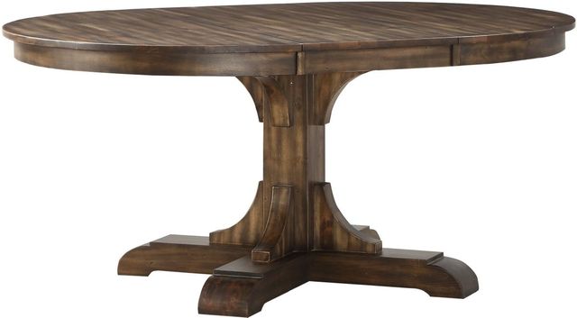 Winners Only® Daphne Deep Gray Pedestal Dining Table-0