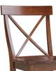John Thomas Furniture® Dining Essentials Espresso X-Back Bar Stool-1