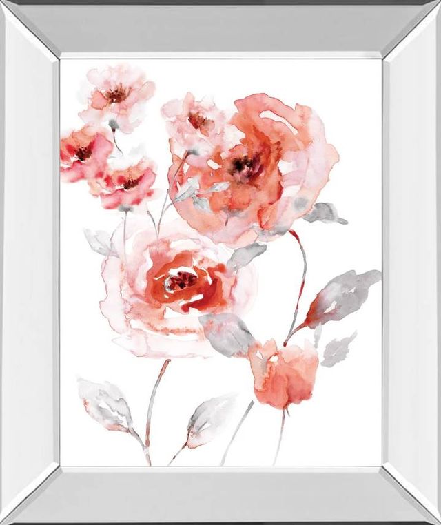 Classy Art Translucent Blush II by Nan Mirrored Frame Wall Art-0