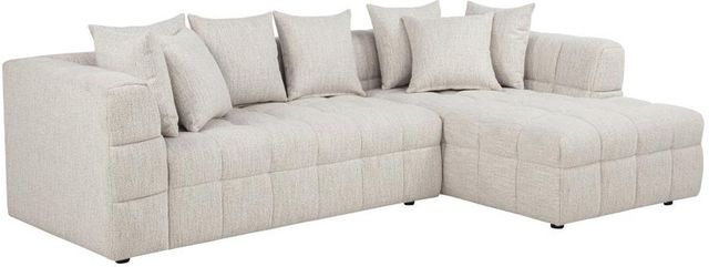 Coaster® Amara 2-Piece Ivory L-Shaped Sectional Sofa-0