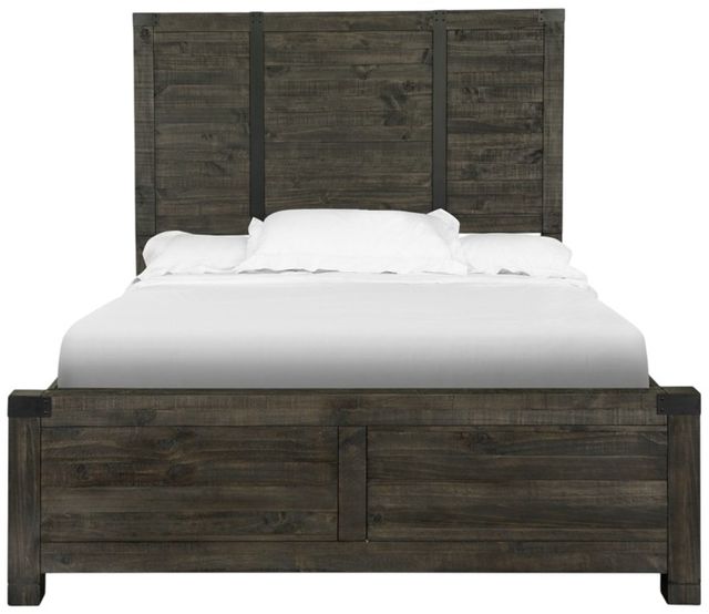 Magnussen Home® Abington Weathered Charcoal Queen Panel Bed-1