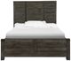 Magnussen Home® Abington Weathered Charcoal Queen Panel Bed-1