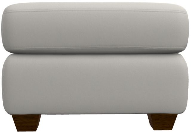 La-Z-Boy® Charlie Ivory Leather Ottoman-3