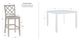 Powell® Maui 5-Piece Gray/White Counter Dining Set-2