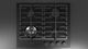 Fulgor Milano Matteo 400 Series 24" Matte Black Gas Cooktop-1