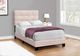 Monarch Specialties Inc. Pink Twin Upholstered Panel Youth Bed-3