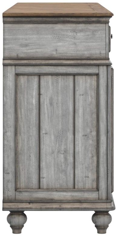 Flexsteel® Plymouth Distressed Graywash Buffet-3