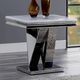 Furniture of America® Villarsglane Chrome End Table-0