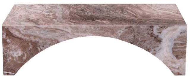 Meridian Furniture Palermo Brown Marble Coffee Table-1