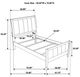 Coaster® Carlton 4-Piece Cappuccino Twin Bedroom Set-2
