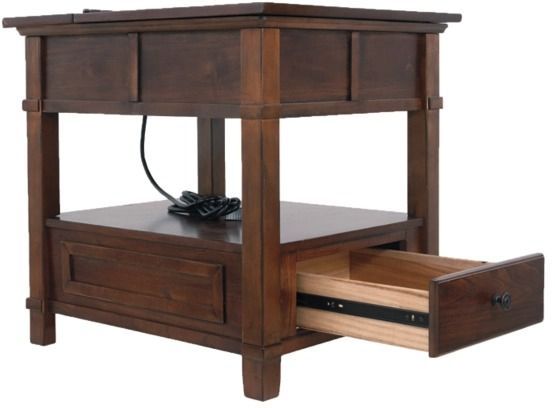 Signature Design by Ashley® Gately 3-Piece Medium Brown Living Room Table Set-2
