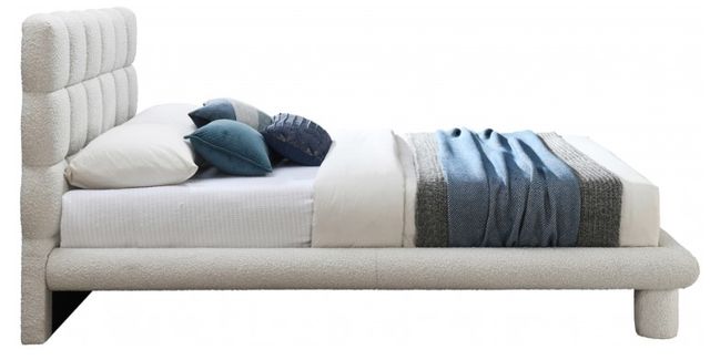 Meridian Furniture Deco Cream King Upholstered Panel Bed-2