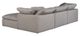 Moe's Home Collection Terra Condo Lounge 4-Piece Light Grey L-Shaped Modular Sectional and Ottoman-2