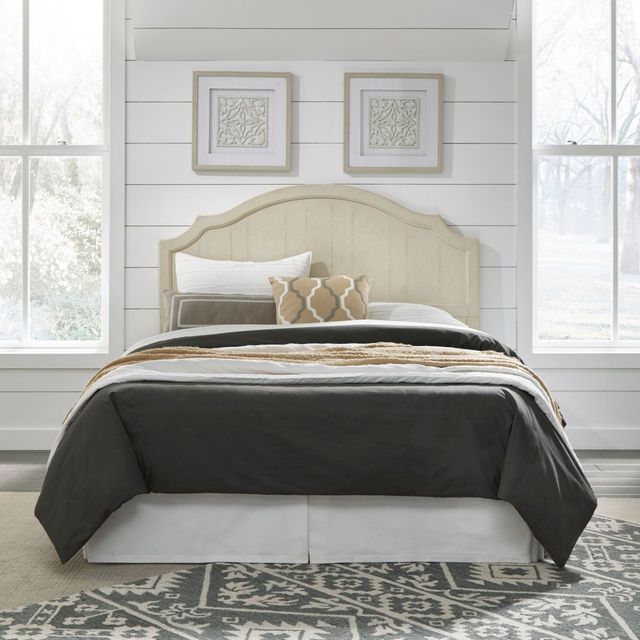 homestyles® Provence Antiqued White Queen Headboard-3