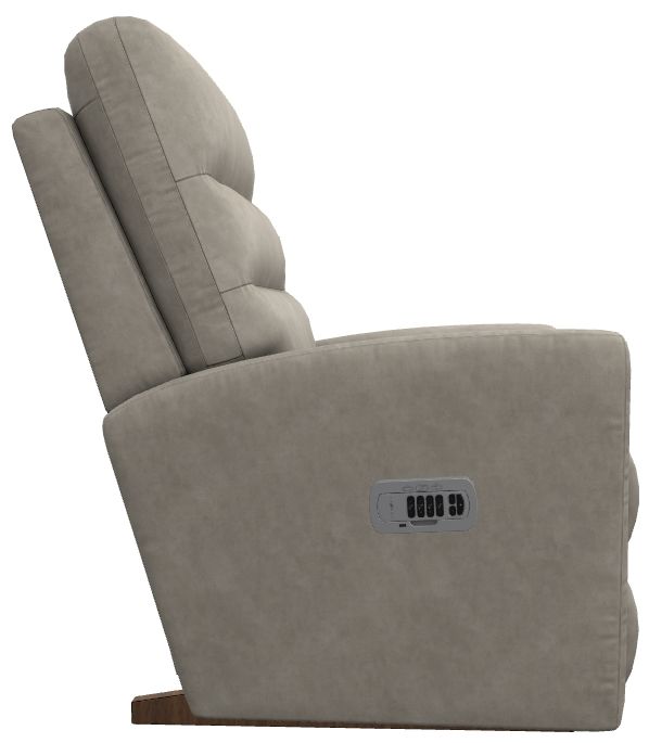 La-Z-Boy® Liam Pebble Power Rocking Recliner with Headrest and Lumbar-2
