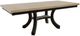 Mavin Customizable 60" Rectangular Plank Extendable Dining Table with 18" Leaf-0