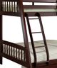 HH2 Home Rockdale Espresso Full/Twin Bunk Bed with Ladder-1