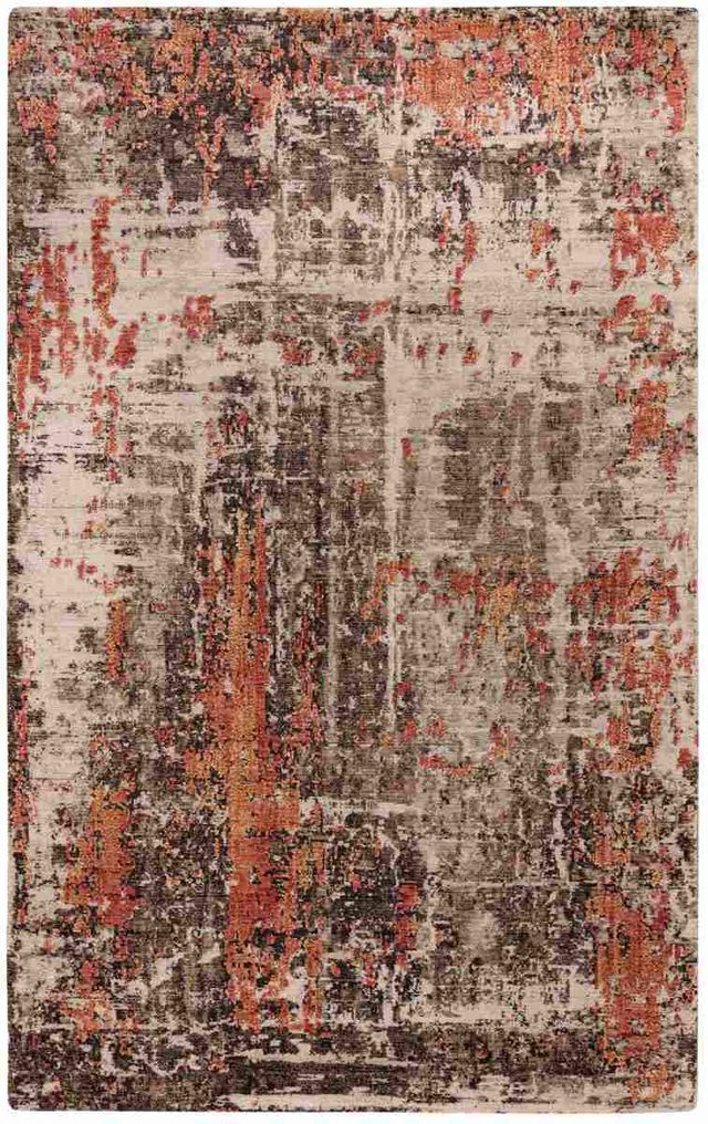 Rizzy Home Premier Brown 5'x8' Rectangular Rug-0