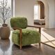 Furniture of America® Eramo Dark Walnut/Green Accent Chair-2