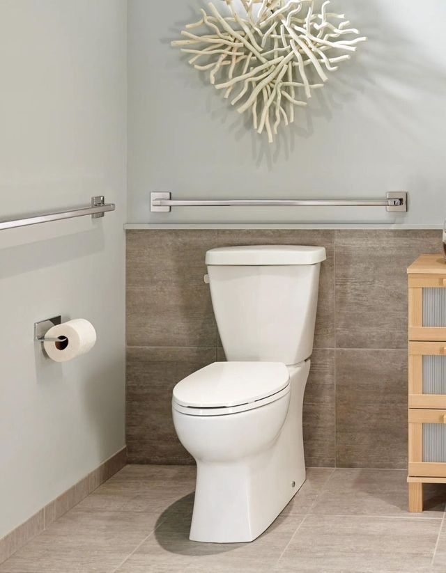 Delta Chrome 36" Rectangular Grab Bar-2