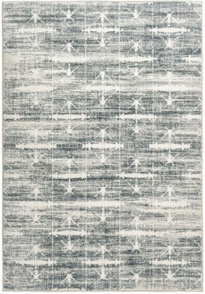 Orian Riverstone Star Mount Cloud Gray 5'x8' Area Rug-0
