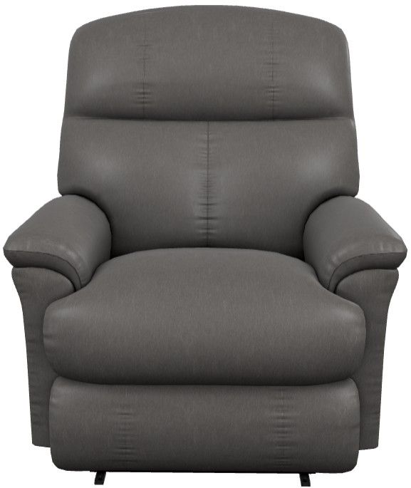 La-Z-Boy® Reed Gray Leather Power Wall Recliner with Headrest and Lumbar-1