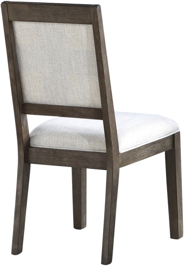 Steve Silver Co. Molly Gray Oak/WhiteUpholstered Dining Side Chair-1
