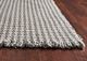 KAS Rugs Maui Ivory/Grey Houndstooth 5'x8' Rug-1