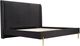 Mazin Furniture Estelle Dark Gray King Upholstered Platform Bed-4