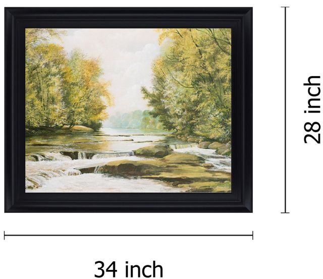 Classy Living Sunlit Brook Serenity Wall Art-1