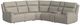 Flexsteel® Vernon Dove Gray Fabric Power Reclining Sectional with Custom Layout Options-0